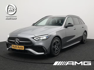 Mercedes-Benz C-Klasse Estate 180 AMG 9G-Tronic Nieuw Model | Adaptive Cruise | Sport Leder Verwamd | Camera | Navi Full Map | Virtual | Apple Carplay |
