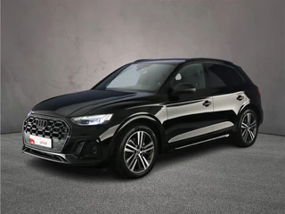 Audi Q5 55 TFSI e S edition | Luchtvering | Matrix | Carplay | Comfortsleutel | Tour | Parking | City | Zwart optiek| 20 inch | OLED | Elekt.verstbare-stoelen-Memory |