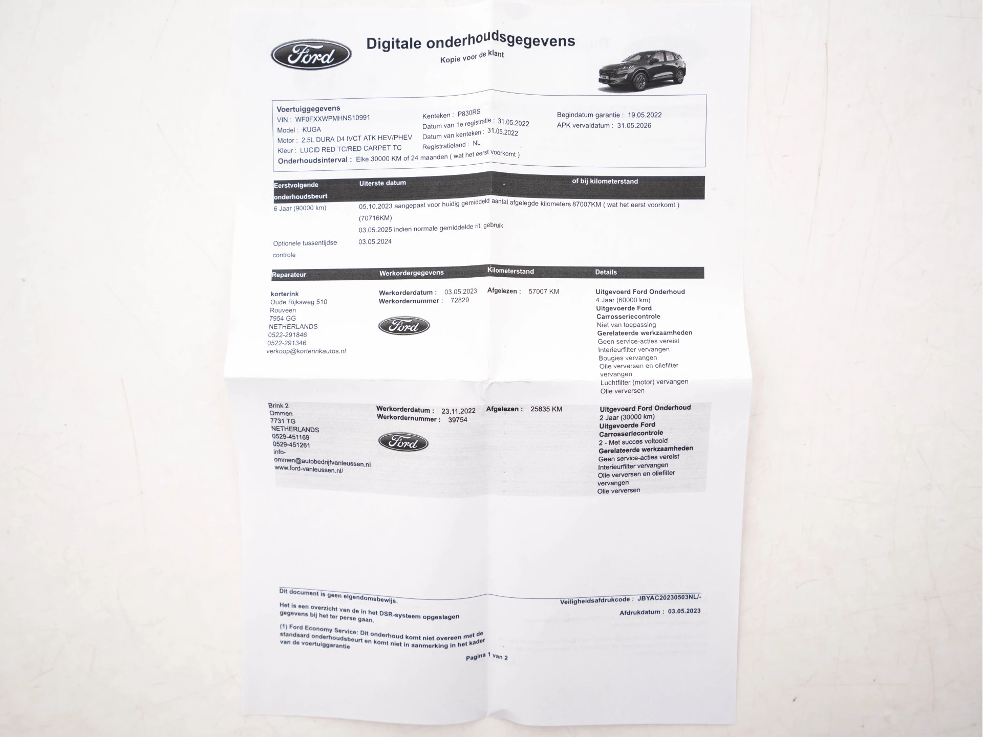 Hoofdafbeelding Ford Kuga