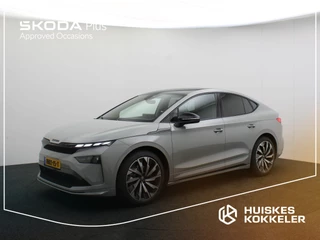 Hoofdafbeelding Škoda Enyaq Coupe Skoda Enyaq Coupé 60 Sportline 204pk Automaat Adaptive cruise control, Achteruitrijcamera, Panoramadak, Navigatie, Stuurwiel verwarmd, Stoelverwarming, LED matrix koplampen, Parkeersensoren