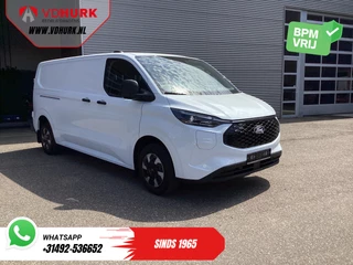 Hoofdafbeelding Ford E-Transit Custom Ford E-Transit Custom L2 330 km WLTP Garantie t/m 2028/ LED/ Snellader/ Standkachel/ Stoelverw./ Stuurverw./ Carplay/ Camera/ PDC/ Climate/ Cruise